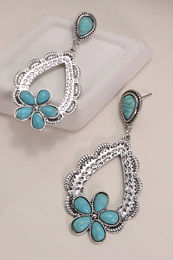 Floral Drop Earrings